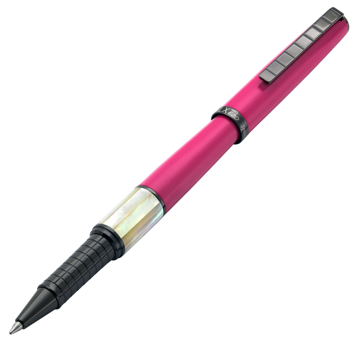 Xezo - Angled 3D view of the front of the Speed Master Cerise R-WGM Rollerball pen