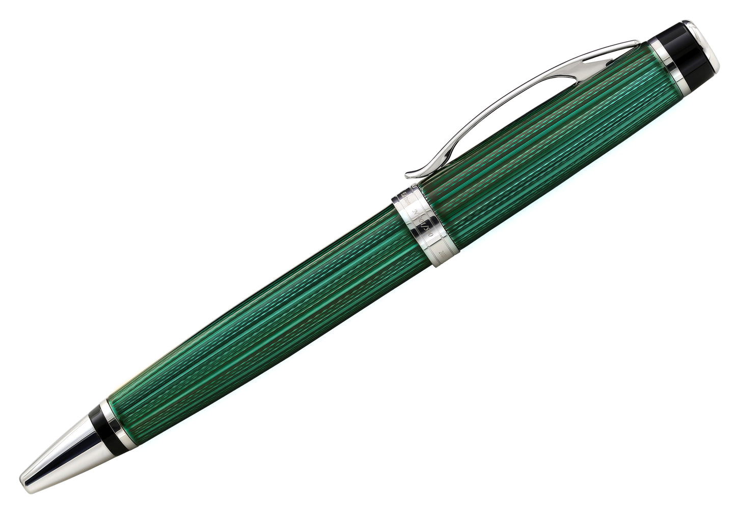 Xezo - Side view of the Incognito Forest B ballpoint pen