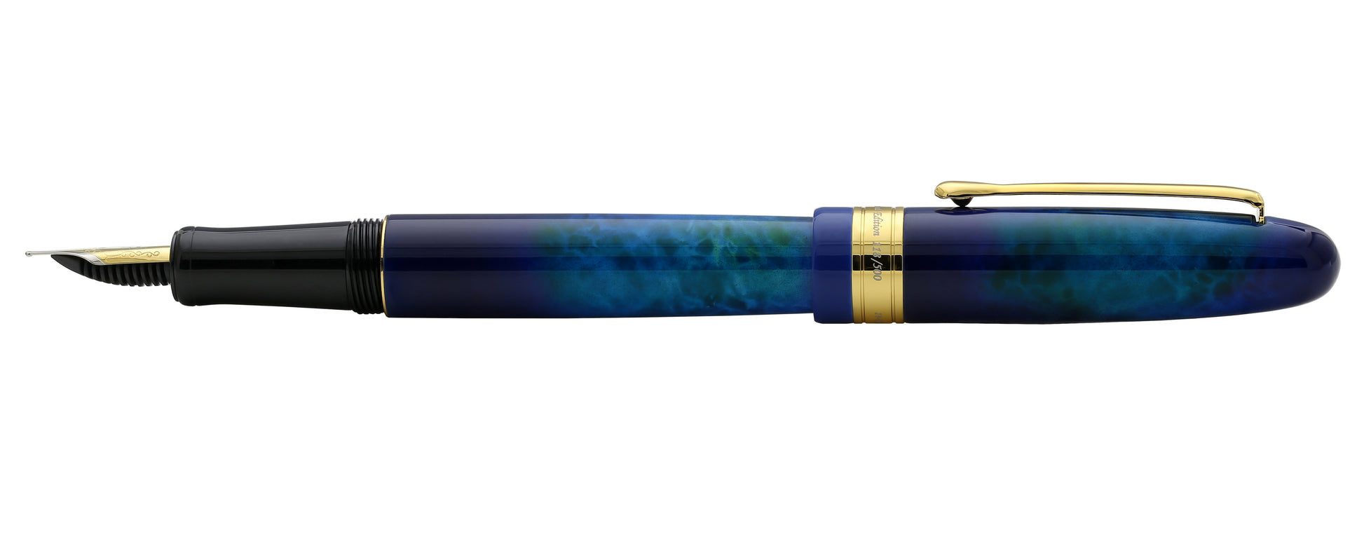 Xezo - Side view of the Phantom Stardust M fountain pen