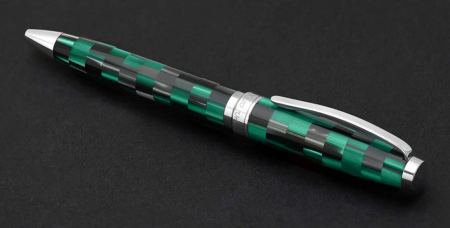 Xezo - Angled side view of the Urbanite II Ocean B ballpoint pen