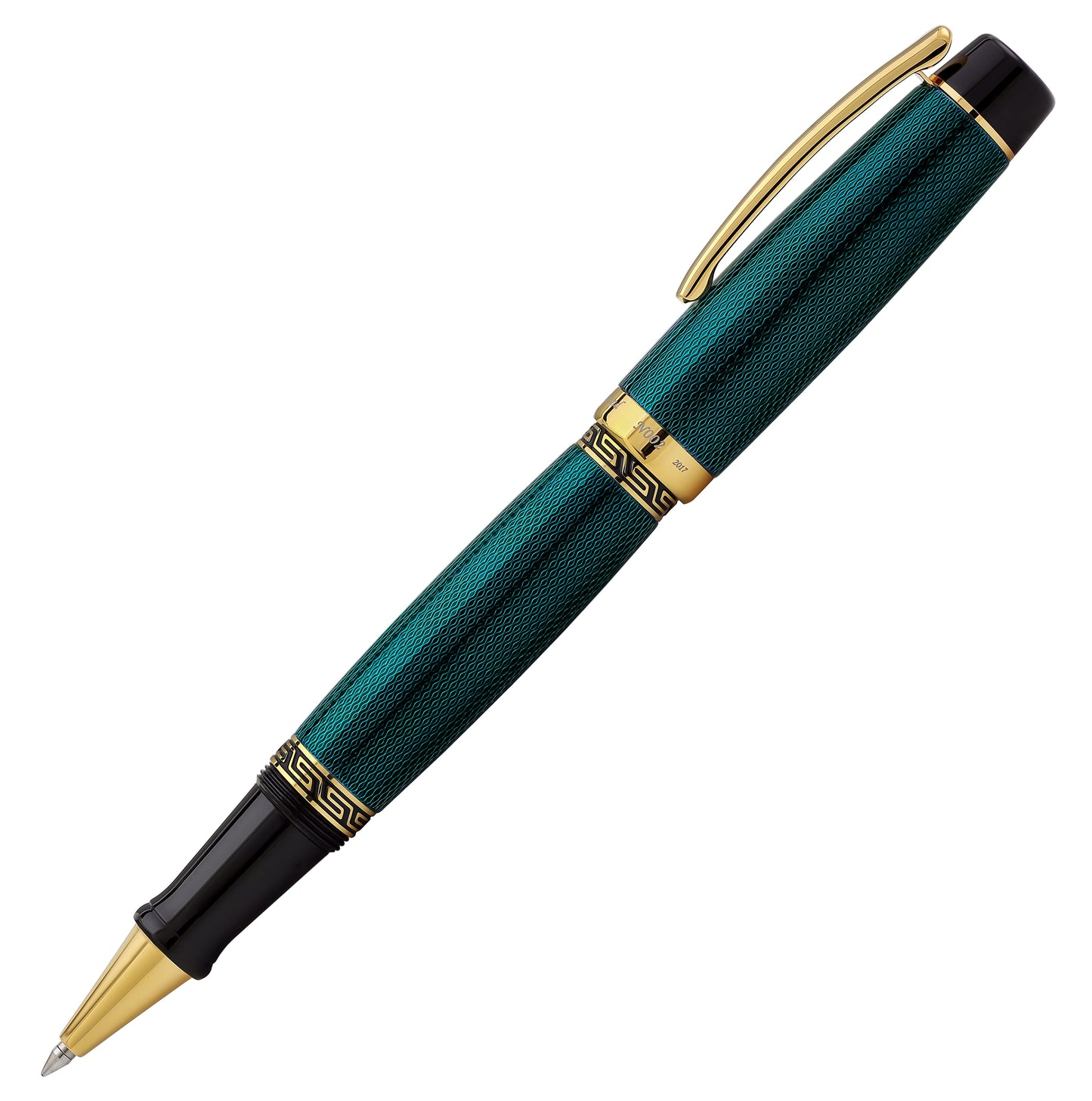 Xezo - Side view of the Maestro LeGrand Dioptase R rollerball pen