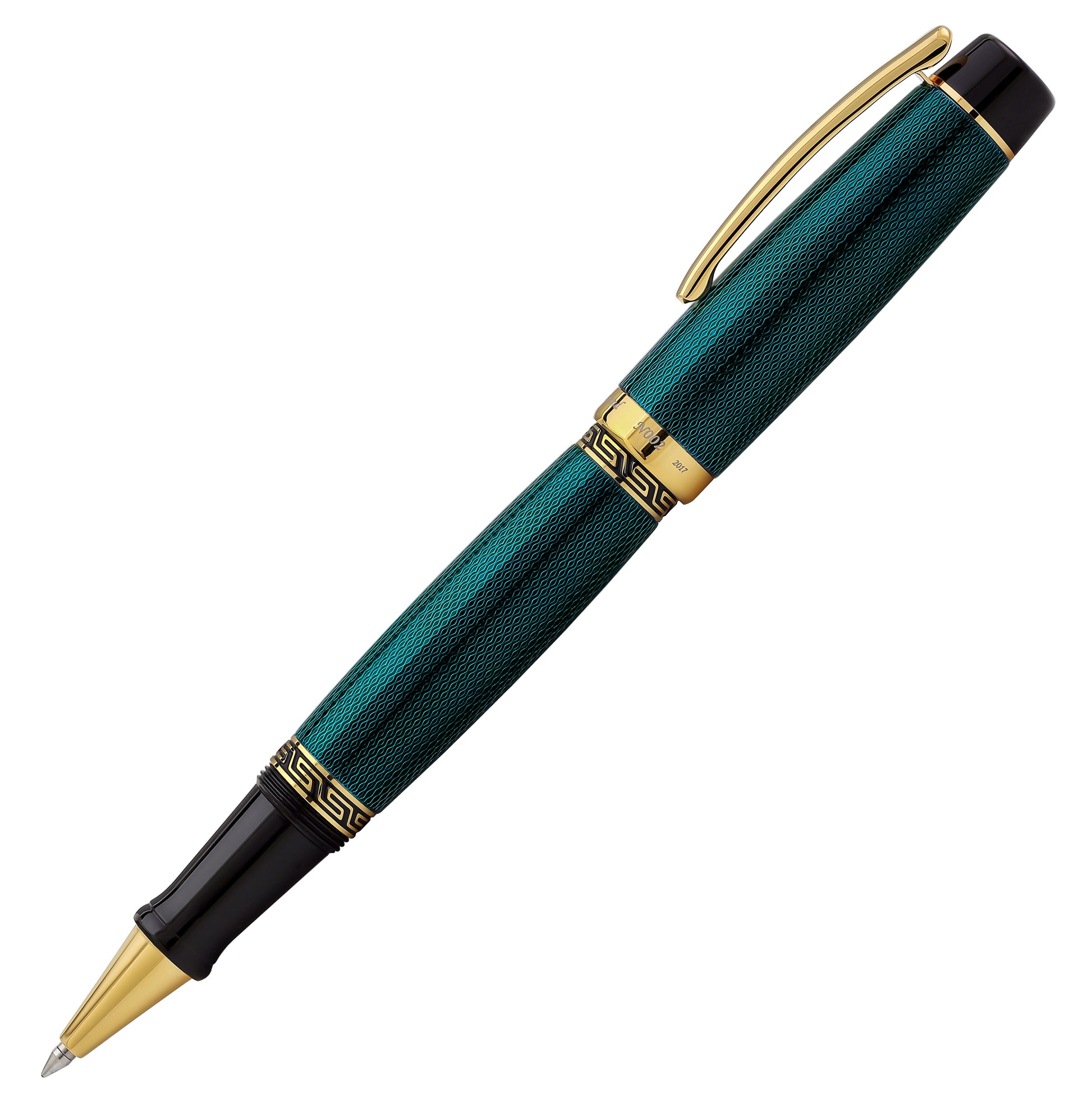 Xezo - Side view of the Maestro LeGrand Dioptase R rollerball pen