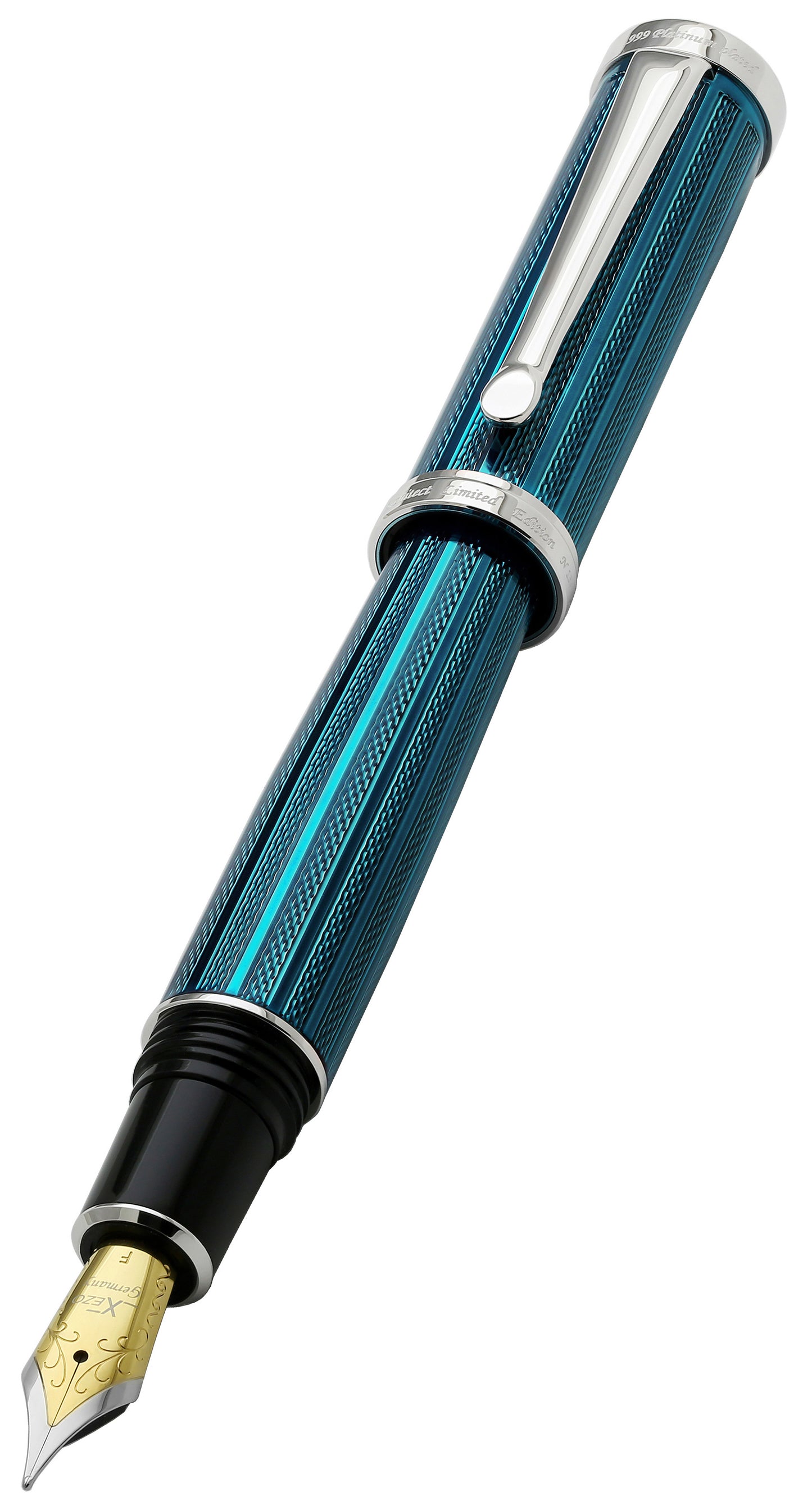 Xezo - Architect Azure Blue F-2 fountain pen
