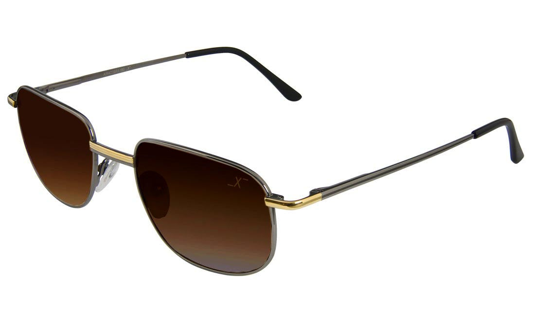Xezo - Angled view of the front of a pair of Airacobra 180 sunglasses