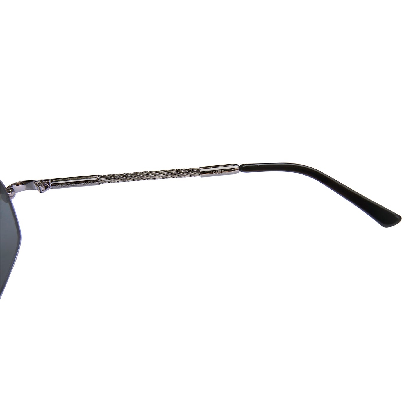 Xezo - Right temple of a pair of Airman 2002 G sunglasses from inside