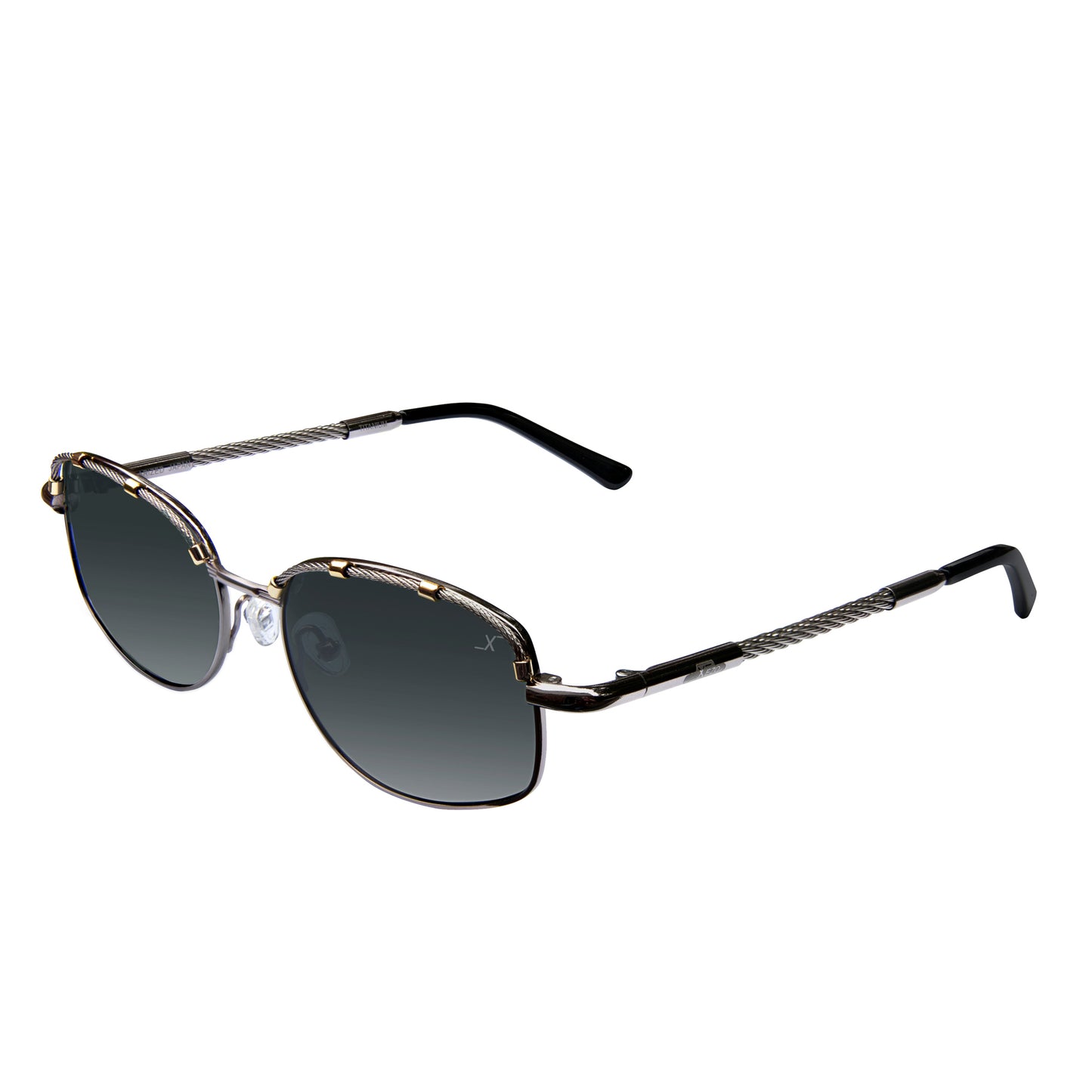 Xezo - Angled view of the front of a pair of Airman 2002 G sunglasses