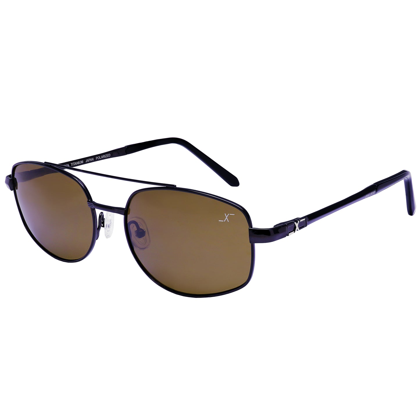 Xezo - Angled view of the front of a pair of Skyhawk 500 B sunglasses