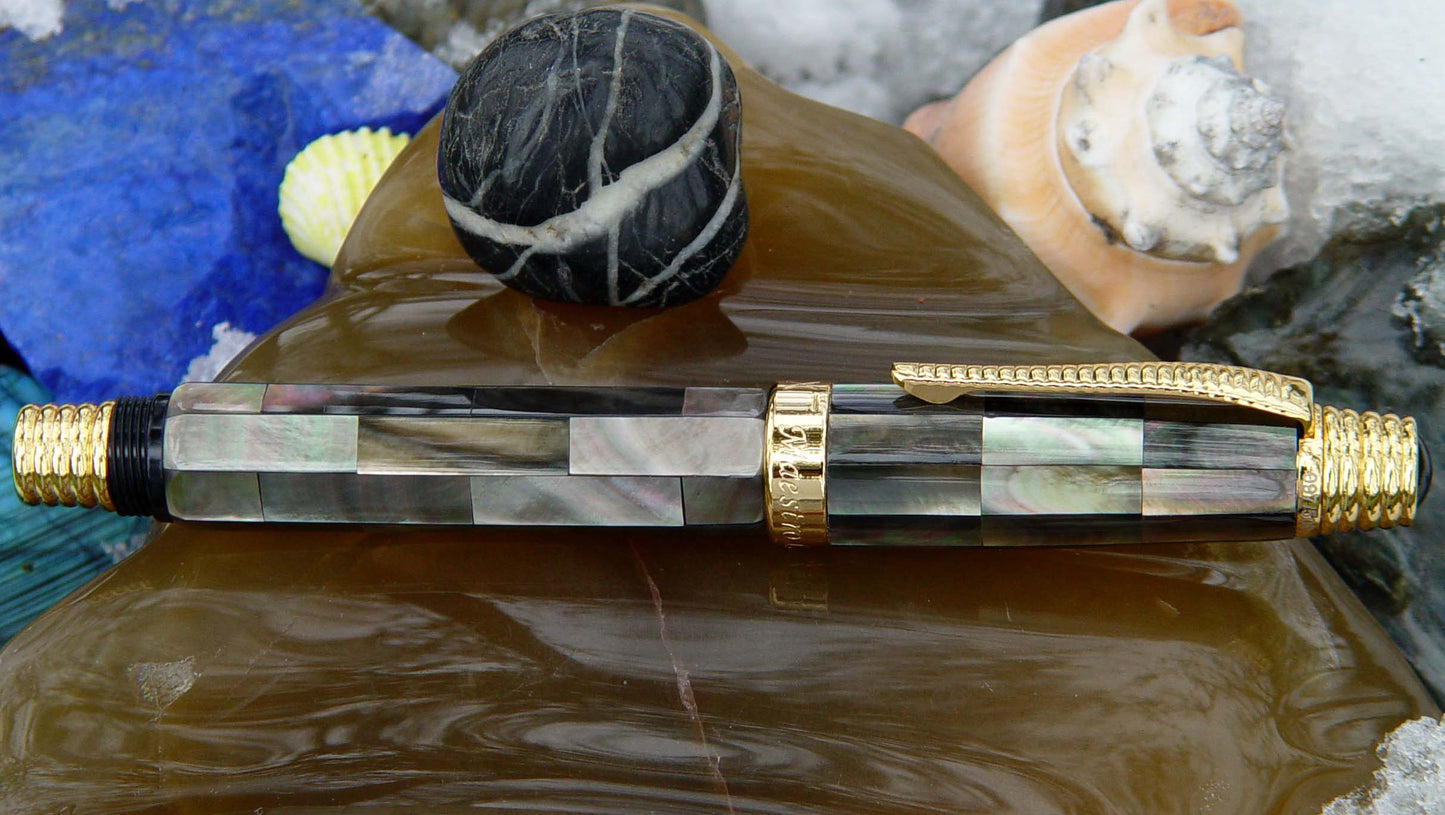 Xezo - Maestro All Black Mother of Pearl FG