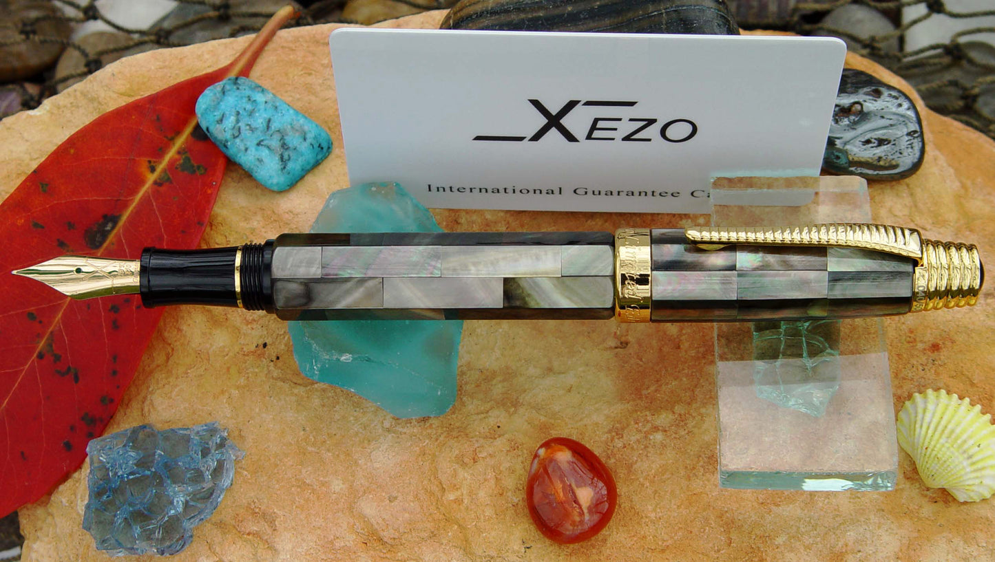 Xezo - Maestro All Black Mother of Pearl FG