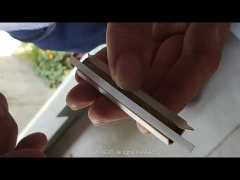 Xezo - A video describing the process of creating white Mother Of Pearl pens out of white Mother Of Pearl shells