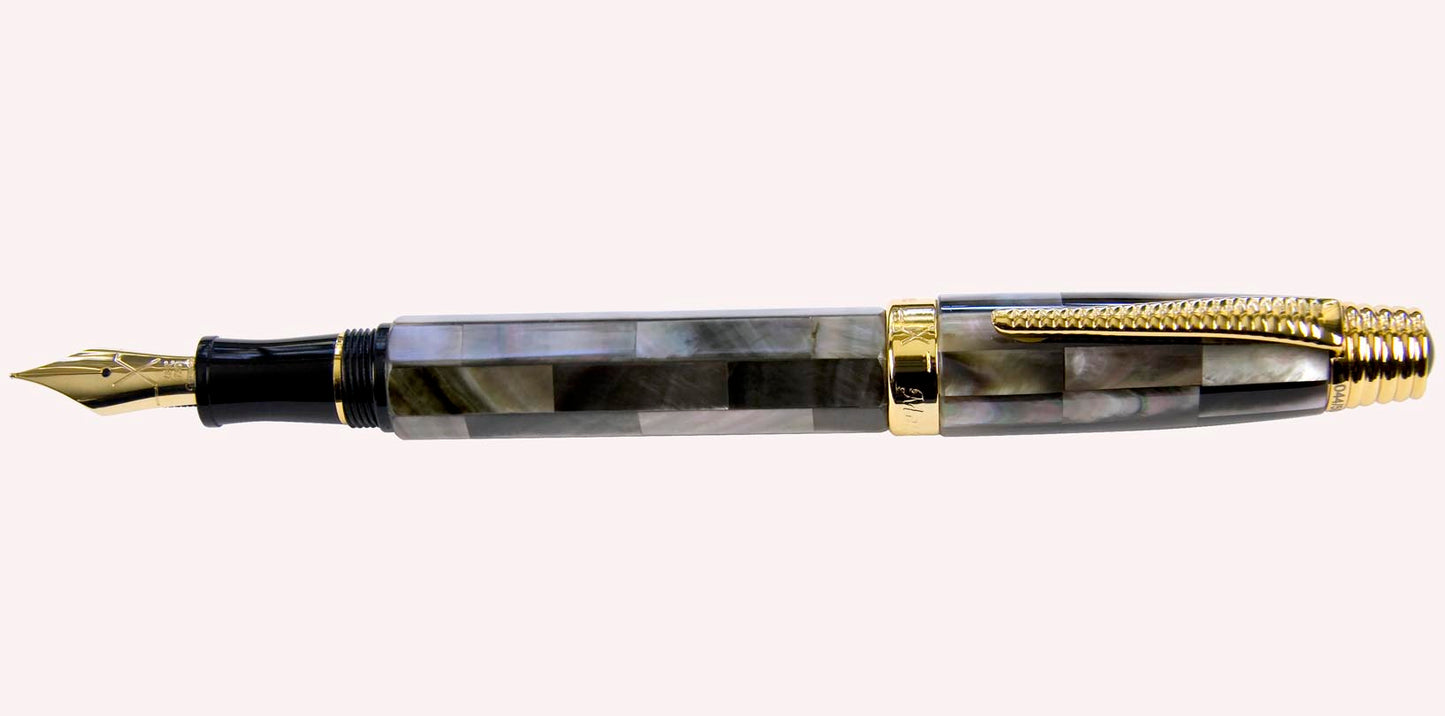 Xezo - Maestro All Black Mother of Pearl FG
