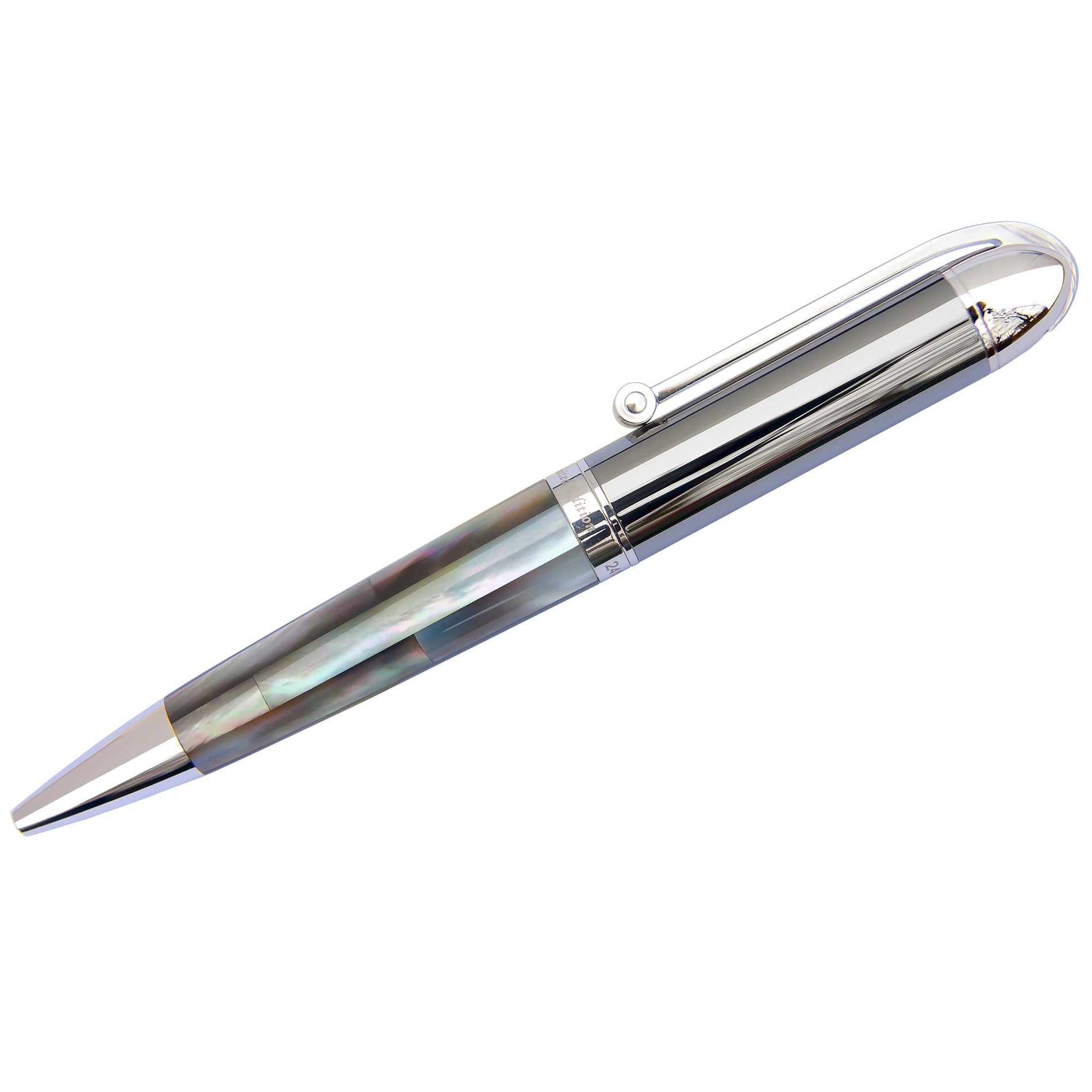 Xezo - Maestro Black MOP Tungsten Metallic ball pen
