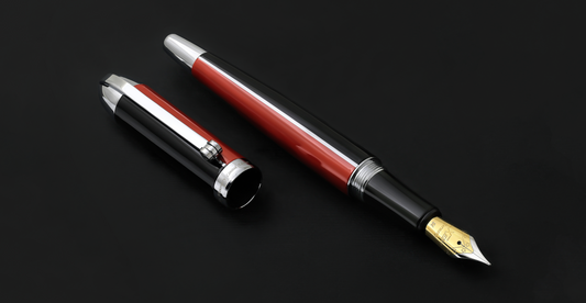 Xezo Product Spotlight: Visionary Red/Black Fountain Pen