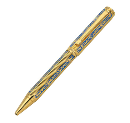 Xezo - Angled 3D view of the front of the Legionnaire Gold B Ballpoint pen
