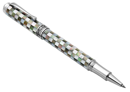 Xezo - Alternate angled 3D view of the front of the Maestro Jubilee Classic Of The Ocean R Rollerball pen