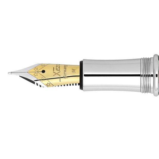 Medium Nib - Maestro Pens (Chrome-Plated Grip)
