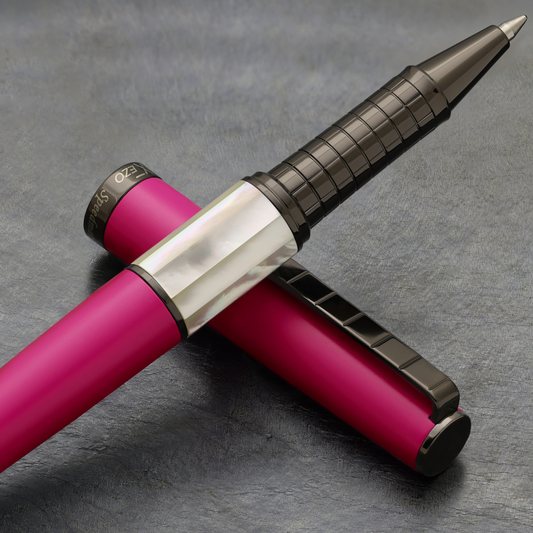 Close up of Speed Master Cerise R-WGM Rollerball pen