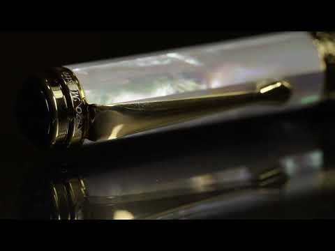 Xezo | Maestro White MOP F | Xezo Maestro® 18K Gold Plated