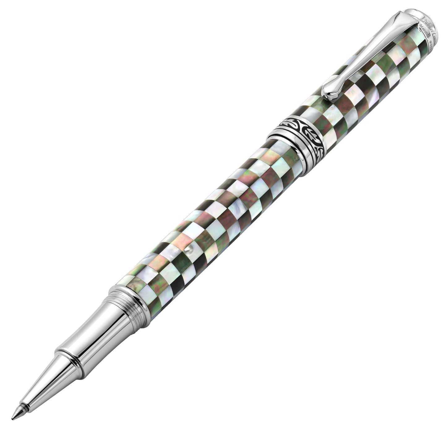 Maestro Jubilee Classic Of The Ocean Rollerball Pen uncapped at an angle