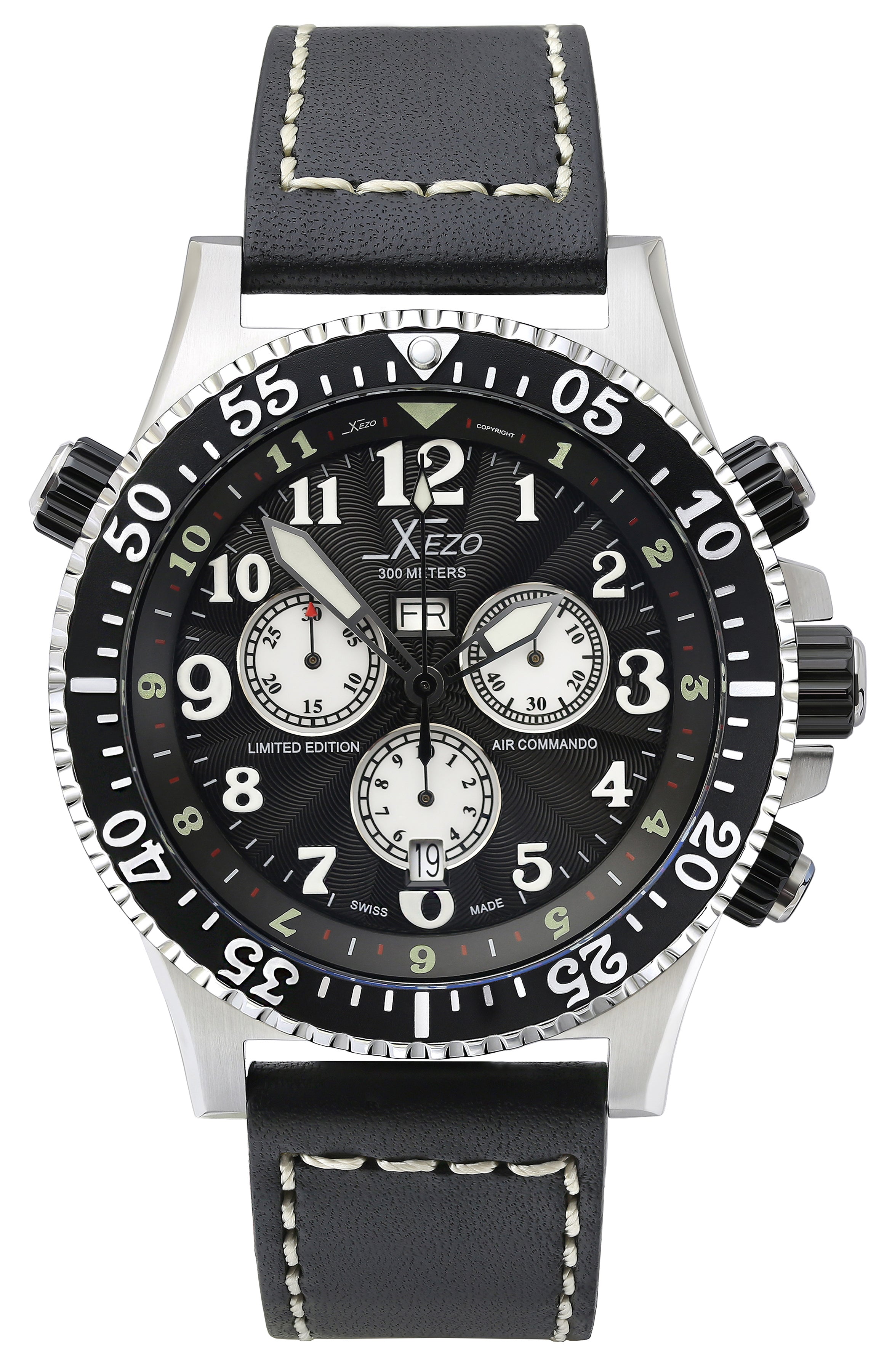 Xezo Men's Tribune Swiss Made Valjoux 7750 Automatic 10 ATM Water-Resistant  Chronograph Watch : Xezo: Amazon.in: फैशन