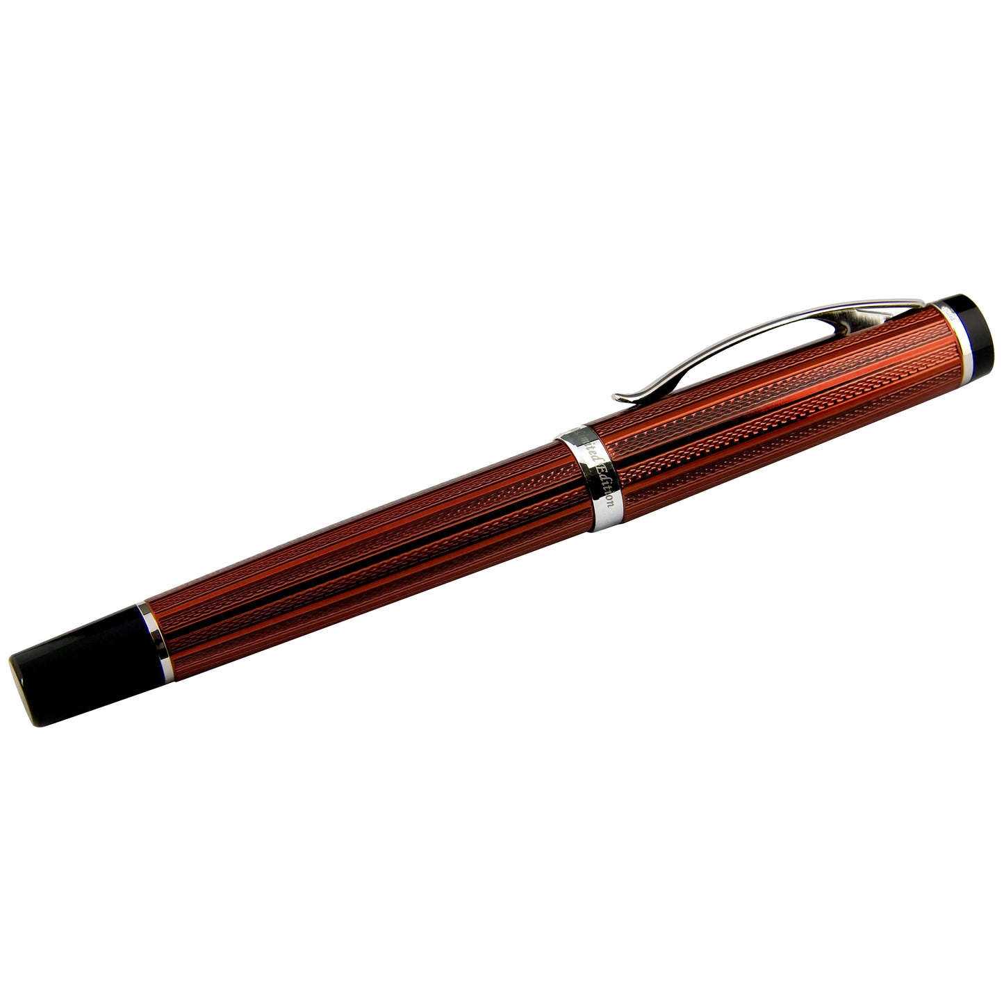 Xezo - Side view of the capped Incognito Copper R rollerball pen