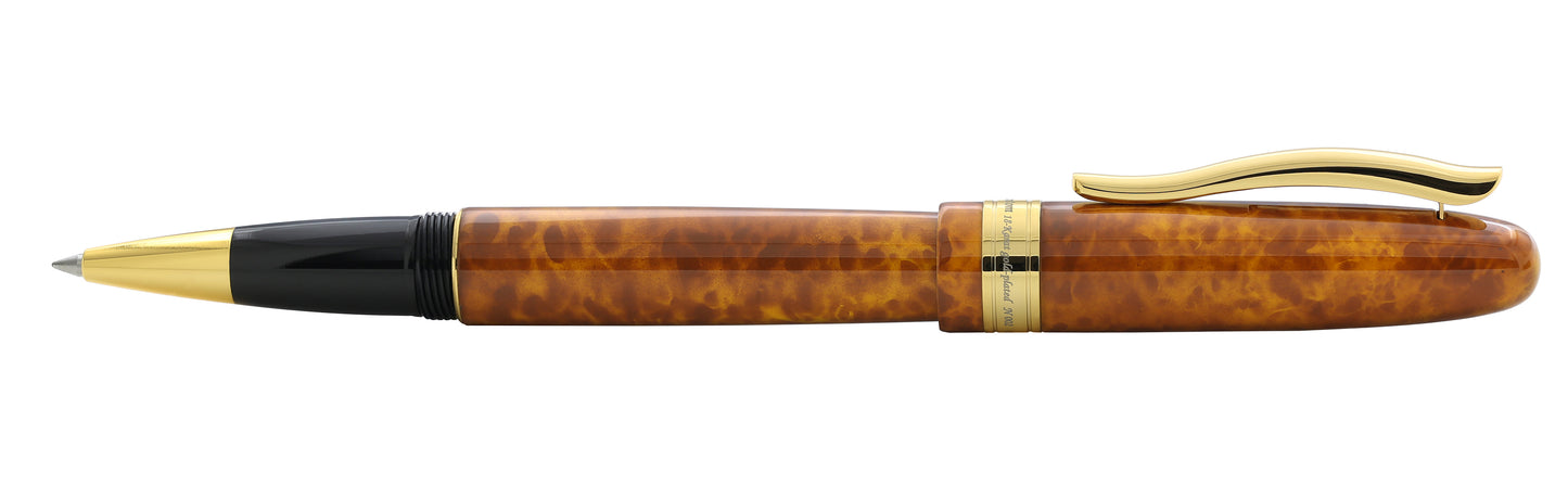 Xezo - Side view of the Phantom Autumn R rollerball pen