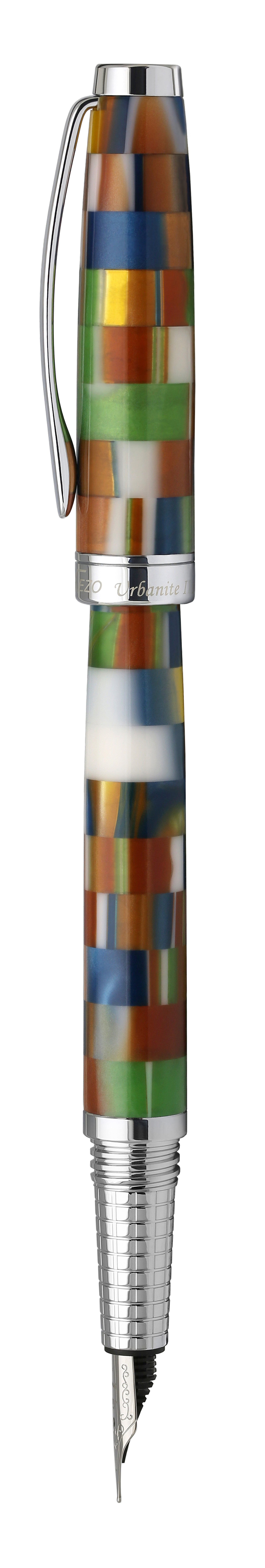 Xezo Urbanite Red Retro-style Serialized Medium Fountain Pen. No Two Alike and Handmade Xezo Urbanite Red Retro-style Serialized Medium Fountain Pen. No Two Alike and Handmade