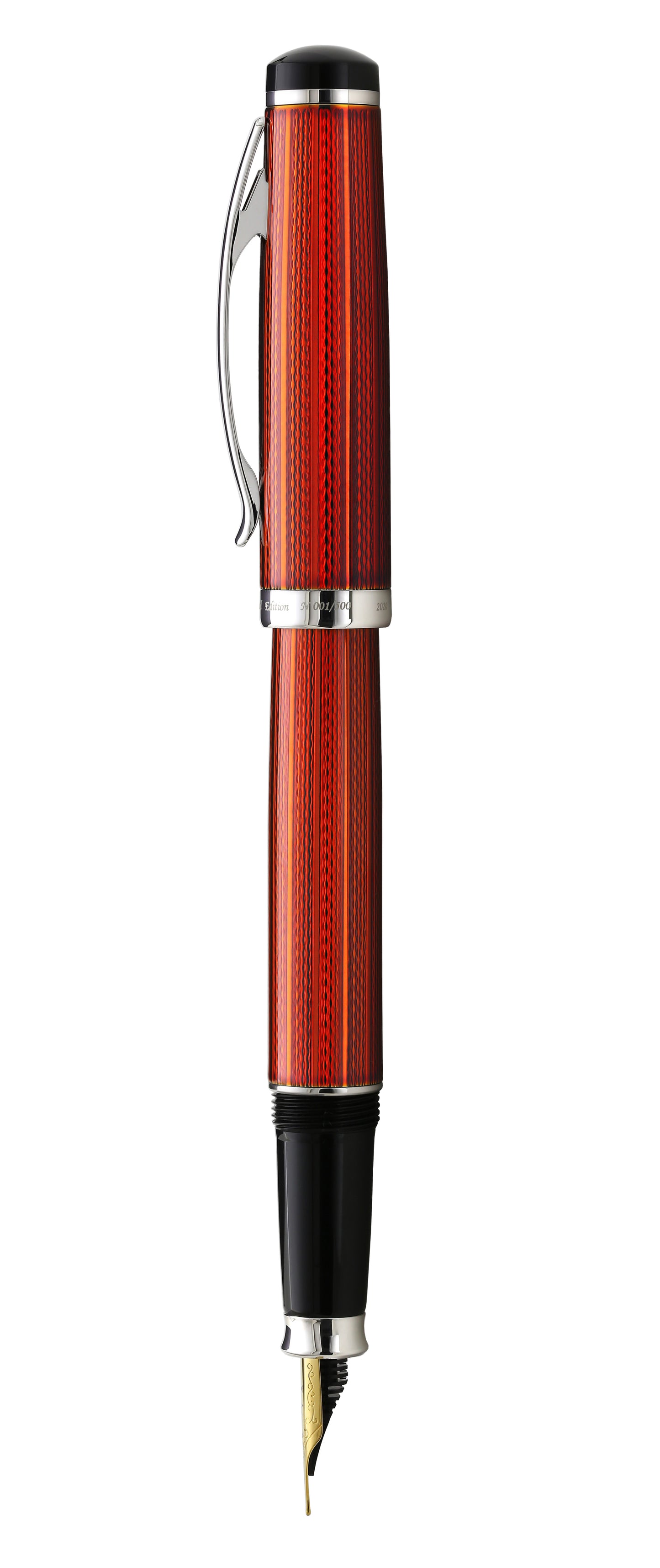 Xezo - Side view of the Incognito Sunstone F fountain pen