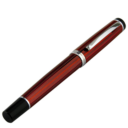 Xezo - Front view of the capped Incognito Copper R rollerball pen