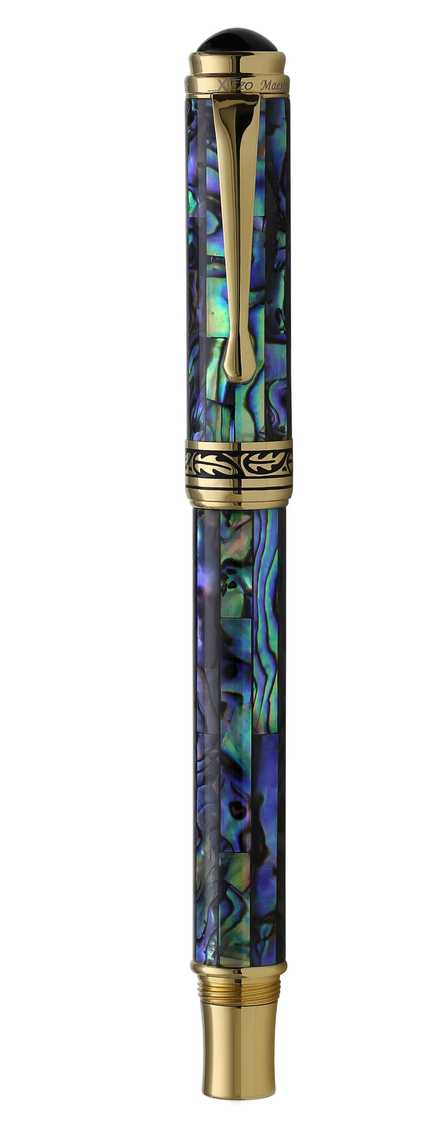 Xezo - Front view of the Maestro Sea Shell FPG-M fountain pen