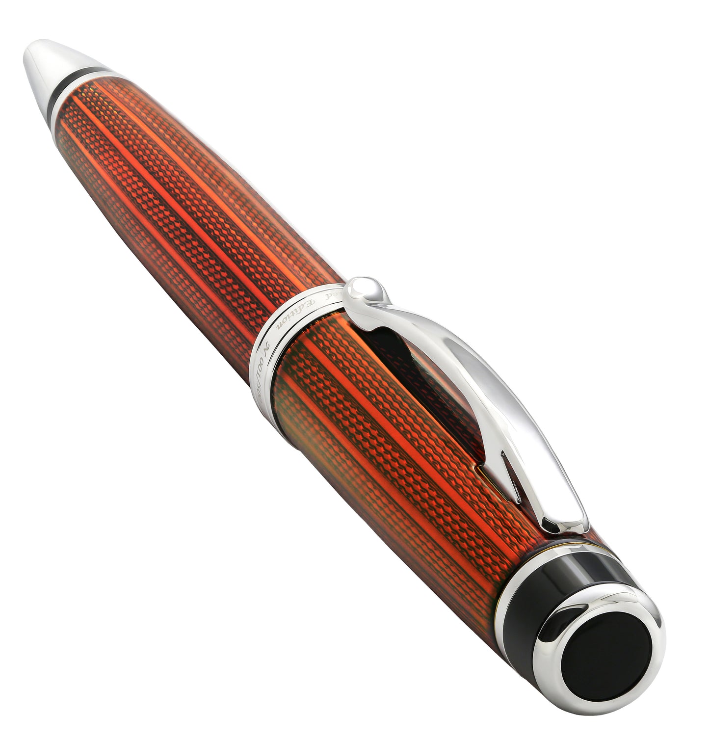 Xezo - Angled 3D view of the back of the Incognito Sunstone B ballpoint pen