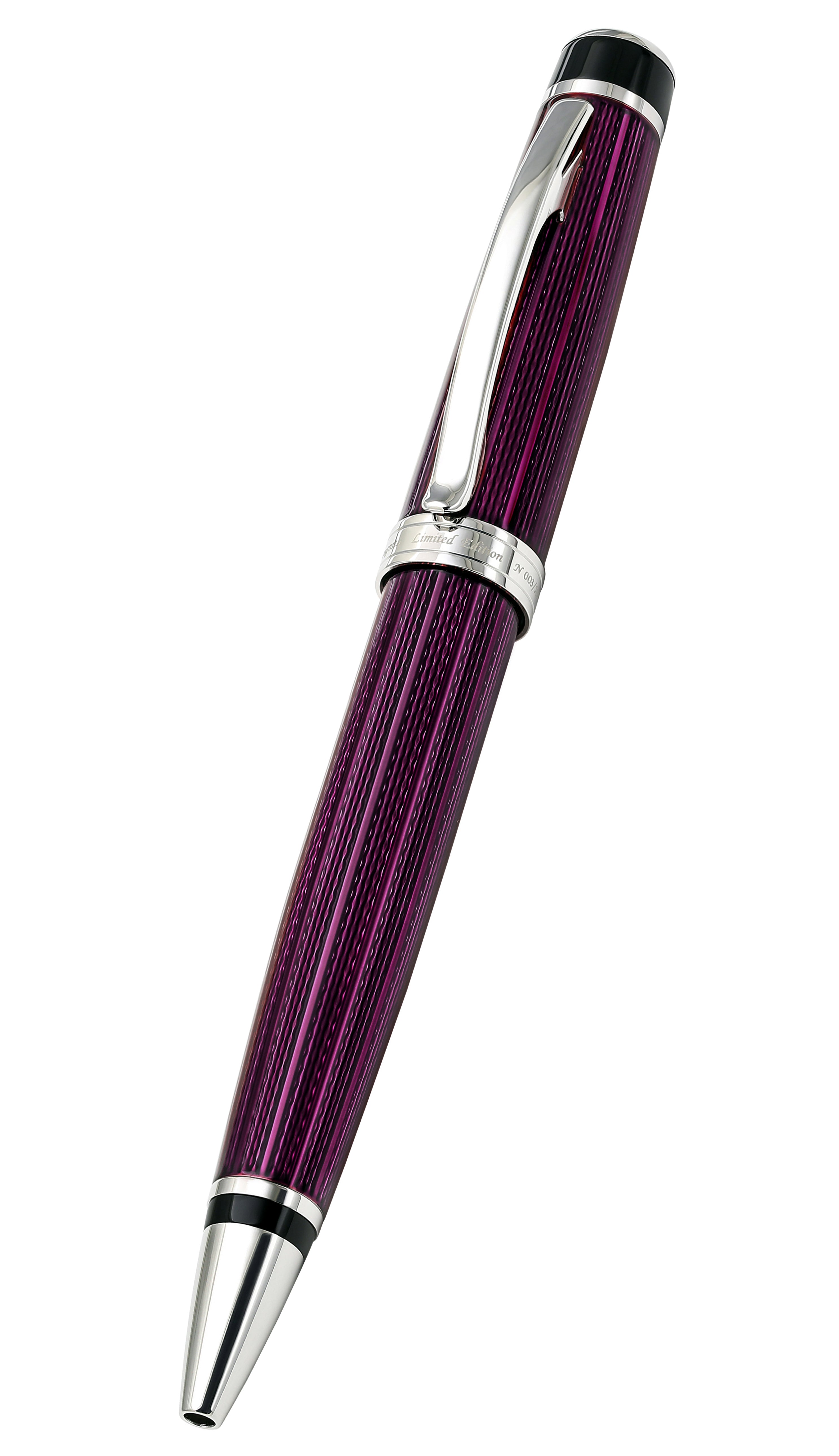 Xezo | Incognito Purple B | Incognito Purple Diamond-Cut Ballpoint Pen