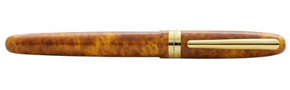 Xezo - Front view of a capped Phantom Autumn F fountain pen
