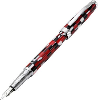 Xezo - Angled 3D view of the front of the Urbanite II Trek F fountain pen