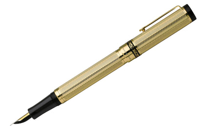 Xezo - Side view of the Tribune Gold FM fountain pen