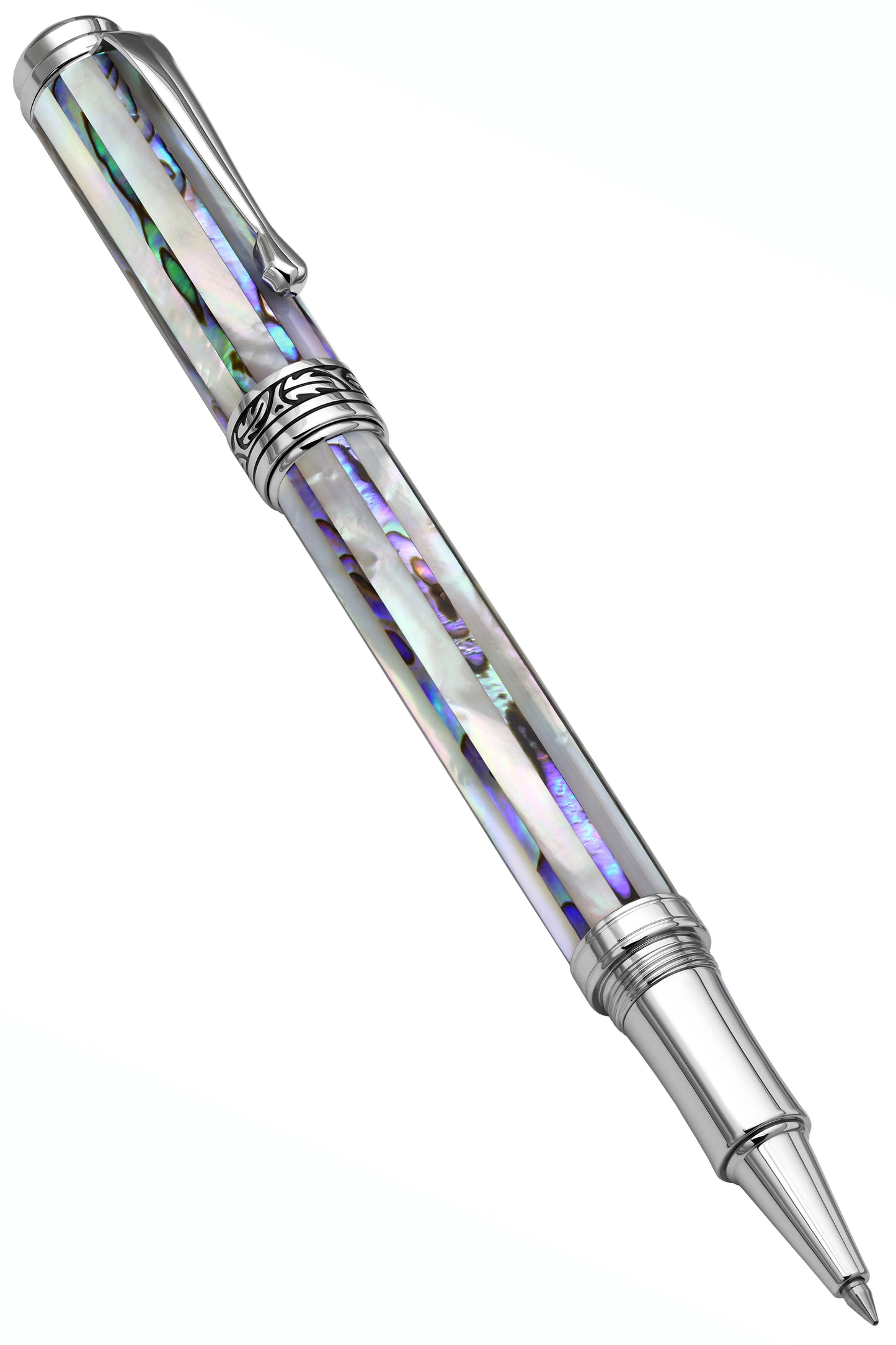 Maestro® Jubilee Mother of Pearl and Abalone Seashell Fine Rollerball Pen