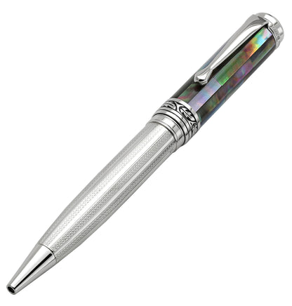 Xezo - Angled view of the front of  Maestro 925 BL MOP B ballpoint pen