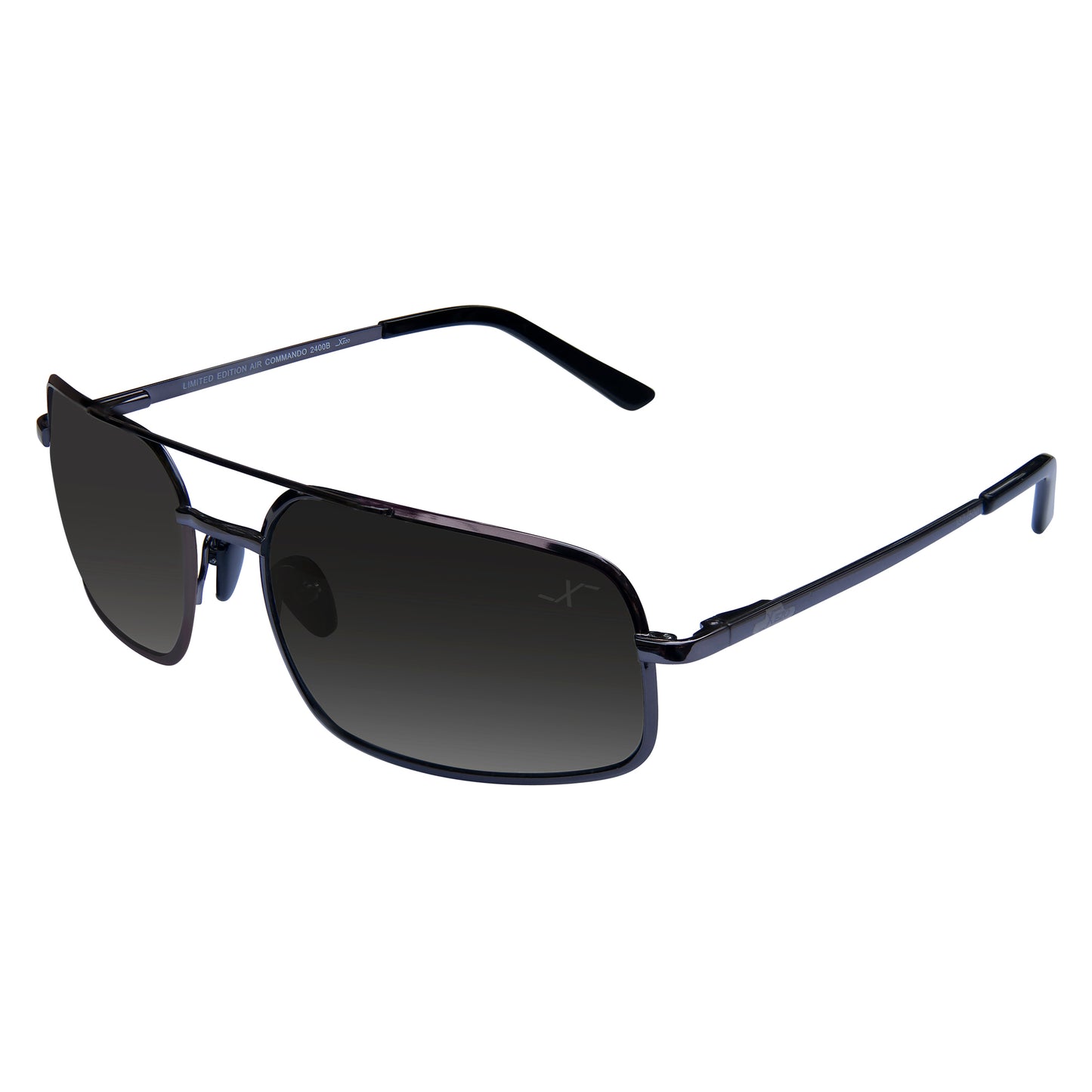 Xezo - Angled view of the front of Air Commando 2400 B sunglasses