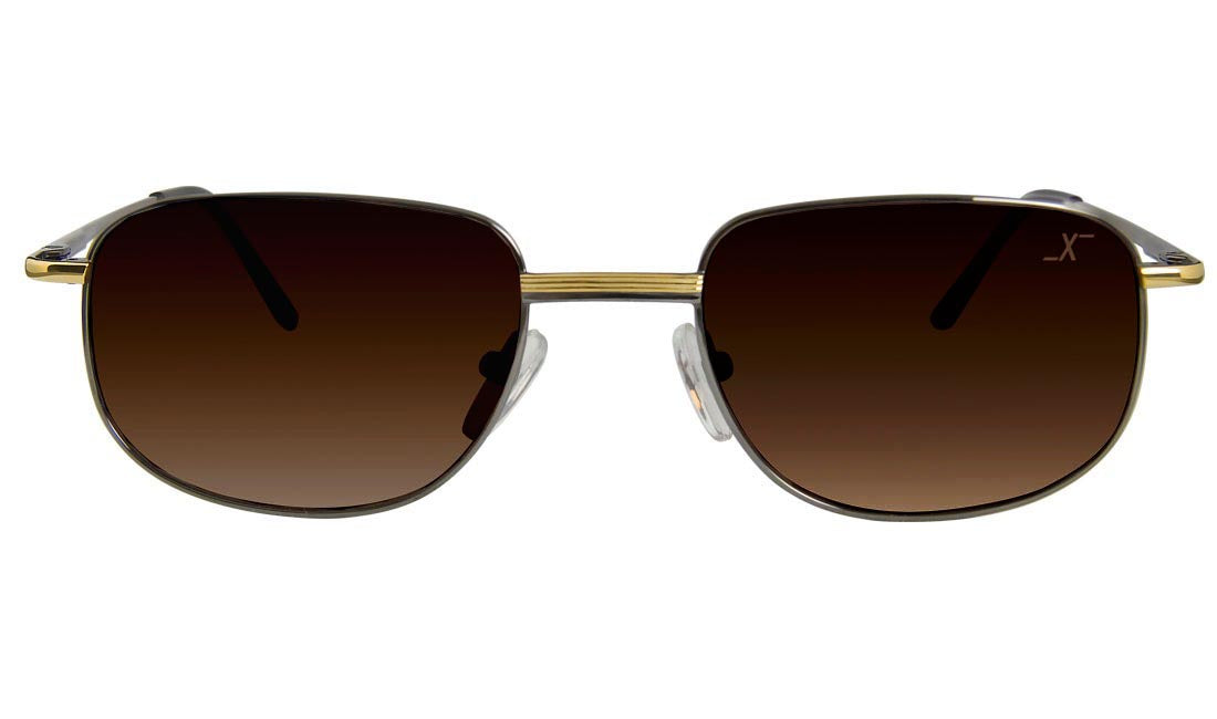 Xezo - Front view of a pair of the Airacobra 180 sunglasses