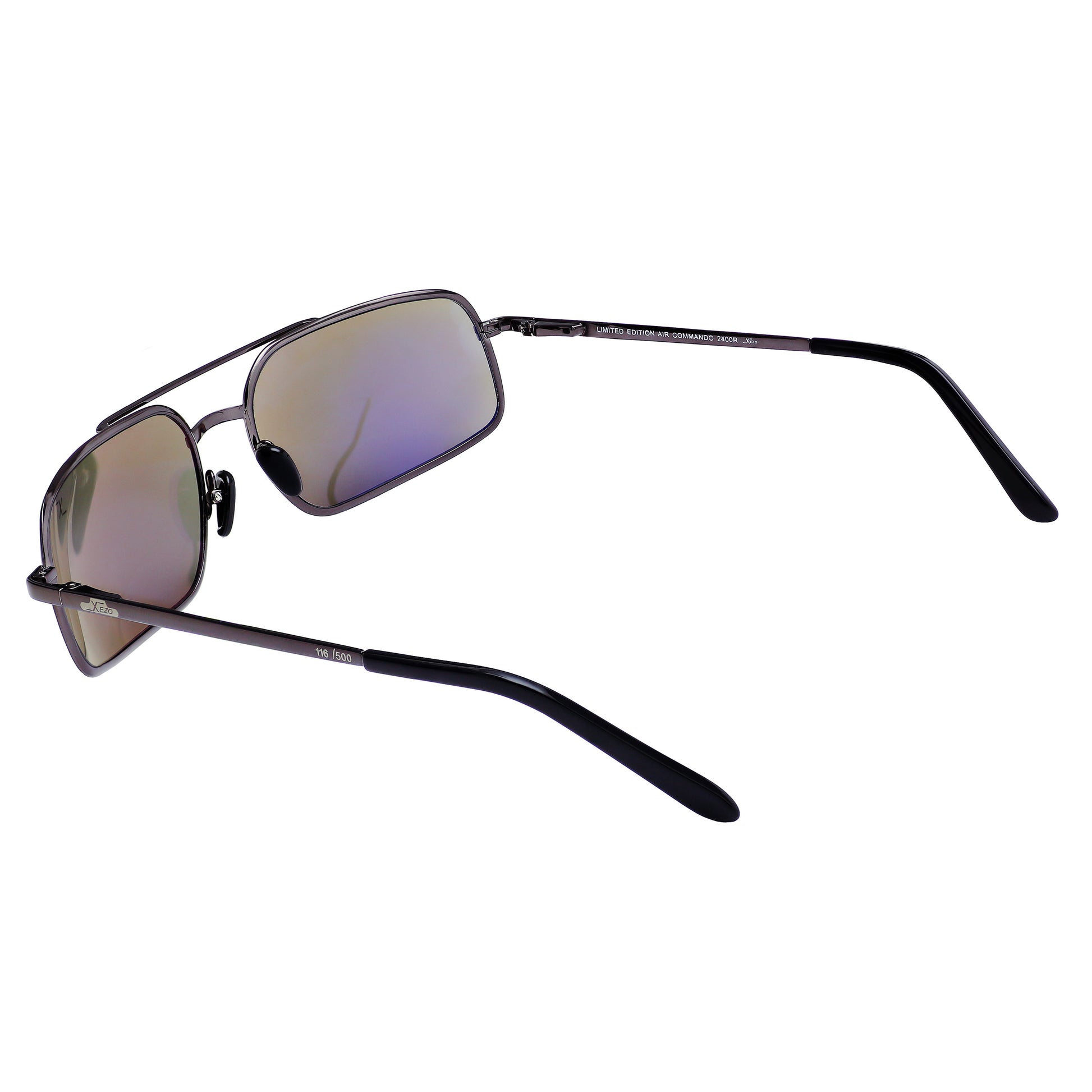Xezo - Angled view of the back of a pair of Air Commando 2400 R sunglasses
