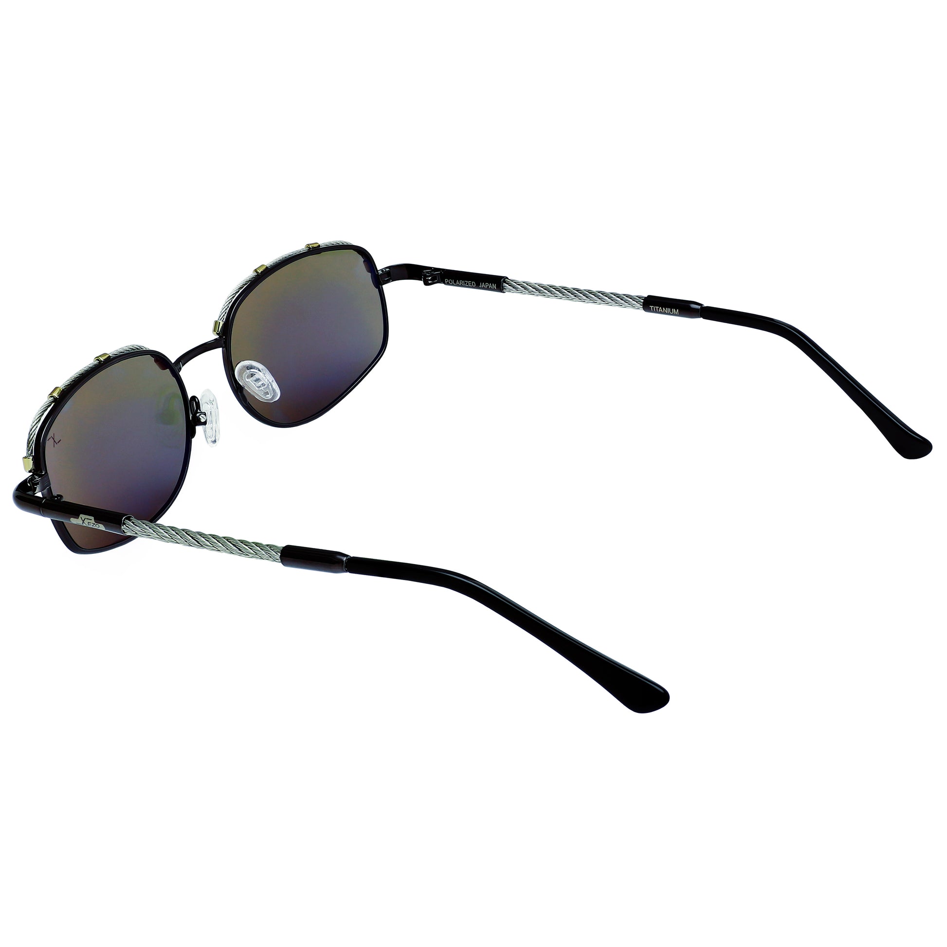Xezo - Angled back view of a pair of Airman 2002 R sunglasses