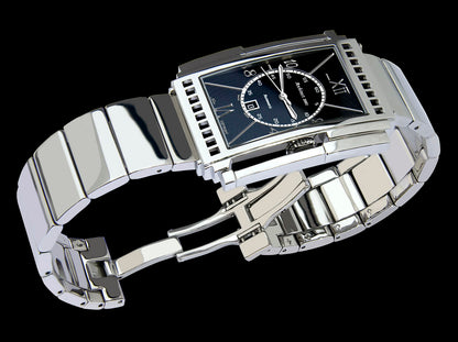 Xezo - Angled overview of the front of the Architect 2001 BA S Tank watch