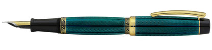 Xezo - Side view of the Maestro LeGrand Dioptase F fountain pen