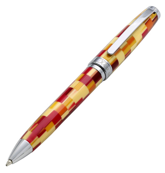 Xezo - Angled 3D view of the front of the Urbanite Red B ballpoint pen