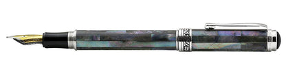 Xezo - Side view of a fountain pen with a Fine Fountain Nib - Compatible with Maestro Sea Shell Pens (w/ exceptions)