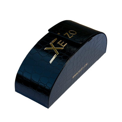 Xezo - Black gift box of a pair of Air Commando 2400 G sunglasses