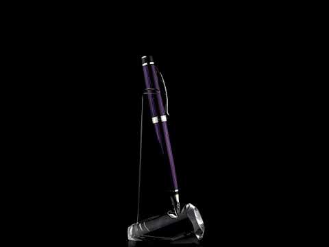 Xezo - Turnaround video of Incognito Purple B ballpoint pen