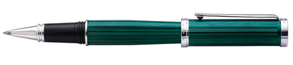 Xezo - Side view of the Architect Emerald R rollerball pen