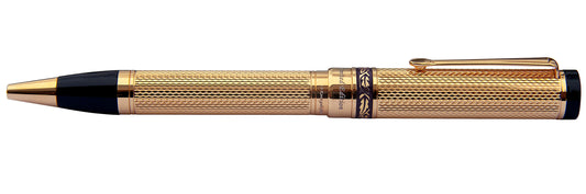 Xezo - Side view of the Tribune 18K Gold B ballpoint pen