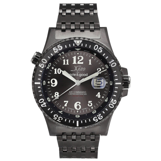 Xezo - Front view of the Air Commando D45-G watch